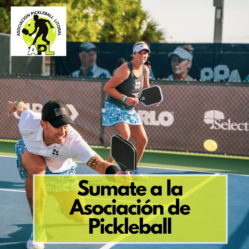 Sumate a la asociación de Pickleball