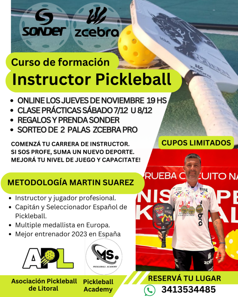 CURSO INSTRUCTOR PICKLEBALL APL 1080 x 1350 px