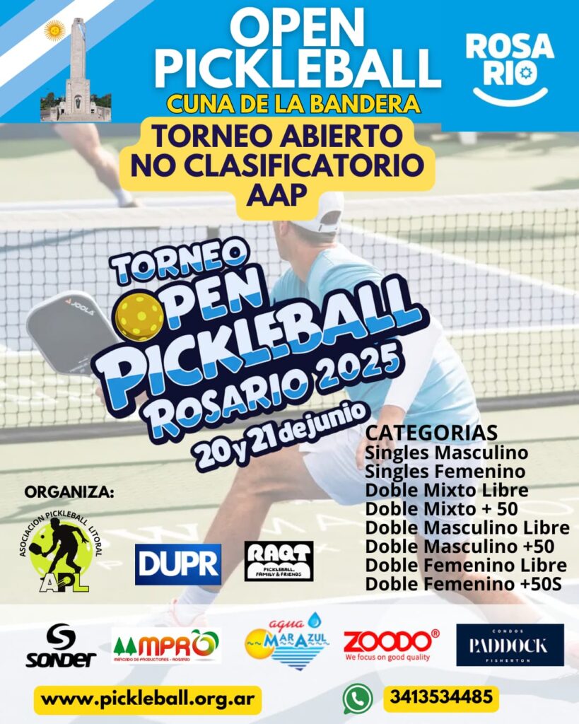 Open Pickleball Rosario 2025 ARGENTINA
